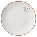 Beige keramisk desserttallrik 20 cm