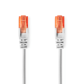 Pikkukuva 1 / 3: CAT6 Verkkokaapeli | RJ45 uros | RJ45 uros | U/UTP | 3.00 m | Pyöreä | PVC | Harmaa | Label