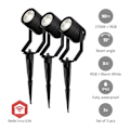 Pikkukuva 1 / 9: Smartlife Outdoor Light | 3 x 90 lm | Zigbee 3.0 | 3 x 3 W | RGB | 2700 K | Alumiini | Android™ / IOS