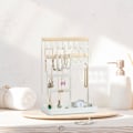 Miniatyrbillede 2 af 8: Smykkeholder i træ og jern