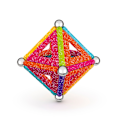 Pikkukuva 2 / 3: Geomag Glitter Panels Recycled 35 Pcs