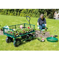 Miniatyrbillede 3 af 8: Havetransportvogn, 200 kg, åbne sidepaneler, store oppustelige hjul, MultiGarden