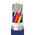 Miniatyrbild 7 av 9: Kabel för snabbladdning och dataöverföring USB-C USB-C 100W 1,2m blå