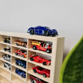 Miniatyrbillede 4 af 11: Træhylde til biler/fjedre KRUZZEL 20233