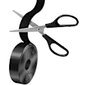 Miniatyrbillede 5 af 5: Velcro dobbeltsidet 25mm 5 meter Sort
