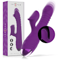 Miniatyrbillede 3 af 7: Intens - Iggy multifunktion genopladelig vibrator op og ned med klitorisstimulator lilla