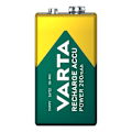 Pikkukuva 2 / 2: Varta Recharge Accu Power -akku 9V 200 mAh läpipainopakkauksessa
