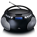 Miniatyrbillede 2 af 8: Bærbar radio CD/MP3 med USB og Bluetooth Sort