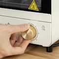 Pikkukuva 9 / 10: Miniuuni 15L, 1 tunnin ajastin, 60-230°C, pizzauuni kiertoilmalla, 1000 W, miniuuni uunipeltisarjalla, murupelti, kermanvalkoinen