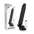 Pikkukuva 4 / 7: Basecock - Realistic Vibrator Remote Control Musta 21 cm -O- 4 cm