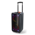 Miniatyrbillede 8 af 9: Bluetooth® Party Speaker | Maksimal batteritid: 5 timer | 240 W | Bærehåndtag | Fest lys | Equalizer | Orange / Sort