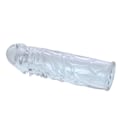 Miniatyrbillede 6 af 8: Baile - Pink Stimulerende Silikone Penis Cover 13 Cm