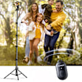 Pikkukuva 8 / 9: Selfie-tikku jalustalla ja Bluetooth-kaukosäätimellä pitkä selfie-tikku 1,8 m musta
