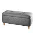 Pikkukuva 5 / 5: Pouffe Rocio - tummanharmaa