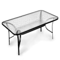 Miniatyrbillede 1 af 6: Glashavebord Wave 140x80cm terrasse altanbord MultiGarden