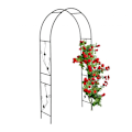 Miniatyrbillede 1 af 7: Rund rosenbue i sort