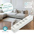Pikkukuva 8 / 9: SmartLife Jatkojohto | Wi-Fi | Hybrid (CEE 7/7) / USB A / USB-C™ | 16 A | 3680 W | 2.00 m | 0 - 55 °C | Android™ / IOS | Valkoinen
