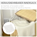 Pikkukuva 6 / 10: Pyykkikori Kannella, 2 Osaa, Irrotettava Pyykinlajittelija, Luonnonbambu, Pyykinpesun Järjestämiseen