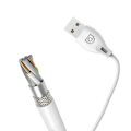 Pikkukuva 7 / 9: USB-kaapeli - micro USB 2.4A 1m valkoinen