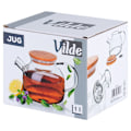 Miniatyrbillede 5 af 6: Kaffe- og tekande glas med si 1 l