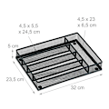 Pikkukuva 4 / 8: Ruokailuvälinetarjotin metallilaatikoille