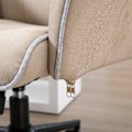 Miniatyrbillede 10 af 10: Drejestol Kontorstol Højdejusterbar Ergonomisk Rocker Funktion Skum