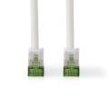 Miniatyrbillede 2 af 3: CAT7 netværkskabel | S/FTP | RJ45 Han | RJ45 Han | 10.0 m | Snagless | Runde | LSZH | Hvid | Konvolut