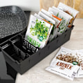 Miniatyrbillede 6 af 9: Krydderiposeopbevaring: Sort plastik, bestil i skabe og skuffer