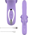 Miniatyrbillede 6 af 7: Intense - Billie Multifunktion Genopladelig Vibrator Suction & Pulsing Purple