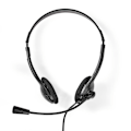 Pikkukuva 3 / 9: PC-headset | On-Ear-Kuulokkeet | Stereo | USB Type-A / USB Type-C™ | Kokoontaitettava Mikrofoni | Musta