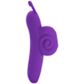 Miniatyrbillede 1 af 9: Pretty Love - Snail Kraftig lilla fingerstimulator