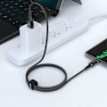 Miniatyrbild 4 av 6: Flätad kabel USB - USB-C 3A 1,2m svart
