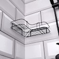 Miniatyrbillede 4 af 10: Hjørnehylde til badeværelset - Selvklæbende og holdbar