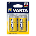 Pikkukuva 1 / 2: Varta Superlife akut D 2 kpl läpipainopakkauksessa