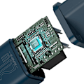 Miniatyrbild 8 av 9: Super Si 1C snabb USB-C laddare 20W Power Delivery blå