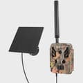 4G solcelledrevet trailkamera, 8MP CMOS, IP67, 5W solpanel