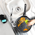 Miniatyrbillede 5 af 11: Pandekagepande granit BLACK LINE 26 cm
