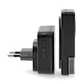 Miniatyrbillede 6 af 9: Trådløst dørklokkesæt | Strømforsyning | 100 - 240 V AC 50/60 Hz | 1x 23A 12V | Volumen: 110 dB | Signalrækkevidde: 150 m | IP55 | Justerbar lydstyrke
