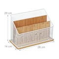 Miniatyrbillede 4 af 7: Dokumentholder Bamboo Metal Mix