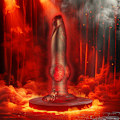 Miniatyrbild 10 av 10: Epic - Prometheus Dildo Titan In Flames uppladdningsbar fjärrkontroll