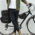 Miniatyrbillede 6 af 9: Cykeltaske til cykelstel 1,5 l, sort
