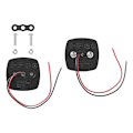 Miniatyrbillede 4 af 7: Forreste positionslygte 9-30V hvid 61 x 61 mm LED