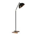 Miniatyrbillede 1 af 3: Gulvlampe Milas Siyah Lambader Retro 3 Başlıklı