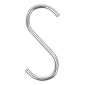 Pikkukuva 3 / 4: S koukku Ø4mm 6cm 6 kpl läpipainopakkauksessa