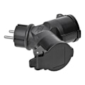 Miniatyrbillede 3 af 7: Schuko 2-vejs splitter