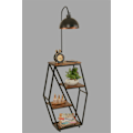 Miniatyrbillede 4 af 6: Gulvlampe Sembol Ceviz Lambader Retro 3 Başlıklı