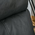 Miniatyrbild 6 av 9: Avkopplingsstol Tv-Stol Med Fällfunktion I Konstläder (Svart)
