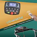 Miniatyrbillede 5 af 10: Løbebånd Sammenfoldelig Elektrisk 500W 0,8-10Km/T Lcd Display Mobiltelefon Holder Sort 123X62X117Cm