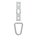 Miniatyrbillede 6 af 7: Lastsurring D-ring 2 dele 72 x 16 mm