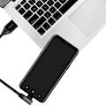 Pikkukuva 4 / 6: Kulma USB-C-kaapeli USB 2.0 Max 3A 1m
